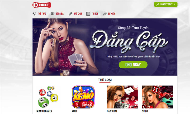 Nhà cái Casino online Mibet tỷ lệ trả thưởng cao