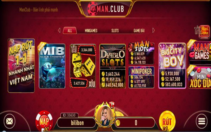 Manclub - Thế giới trải nghiệm cá cược trực tuyến dành cho mọi game thủ